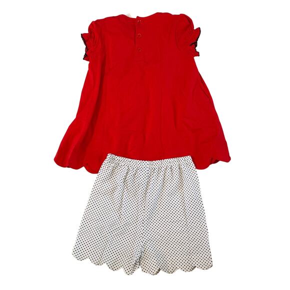 Ishtex Bulldog Applique 2pc Shorts set NWT size 10 - Picture 4 of 4